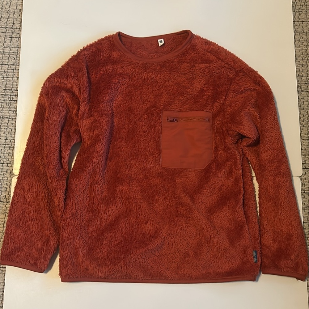 Uniqlo Kids Set, Fleece Crew-neck Pullover & Sherpa-Lined Sweatpants, 11-12 Yrs
